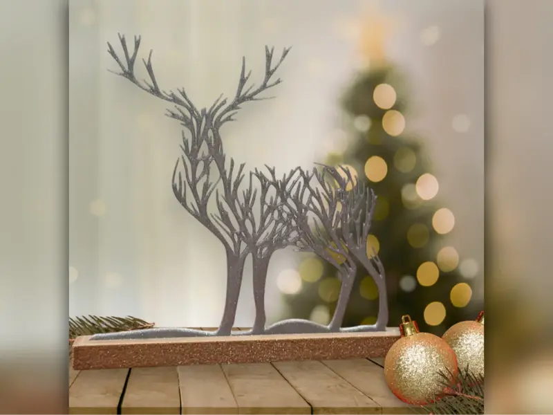 Tree Deer Decor