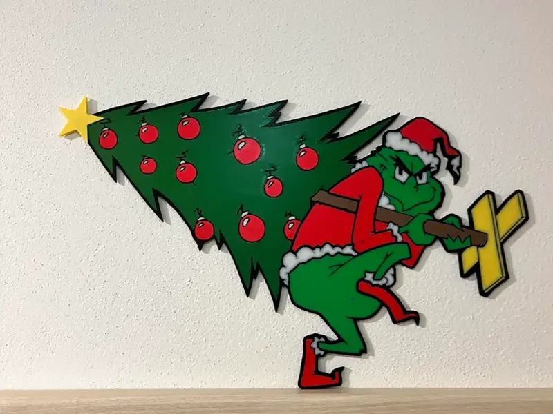 Grinch Stealing Christmas Tree