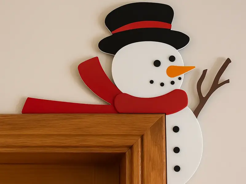 Snowman Door Corner