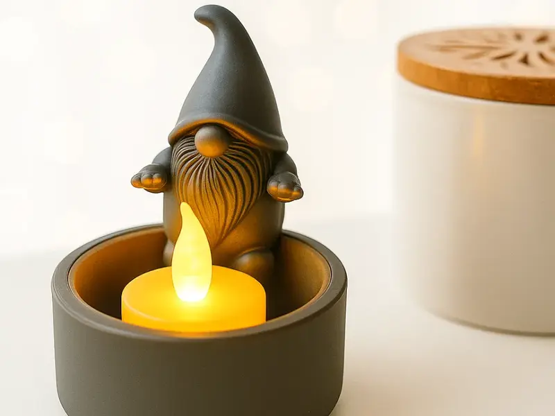 Cold Gnome with Tealight