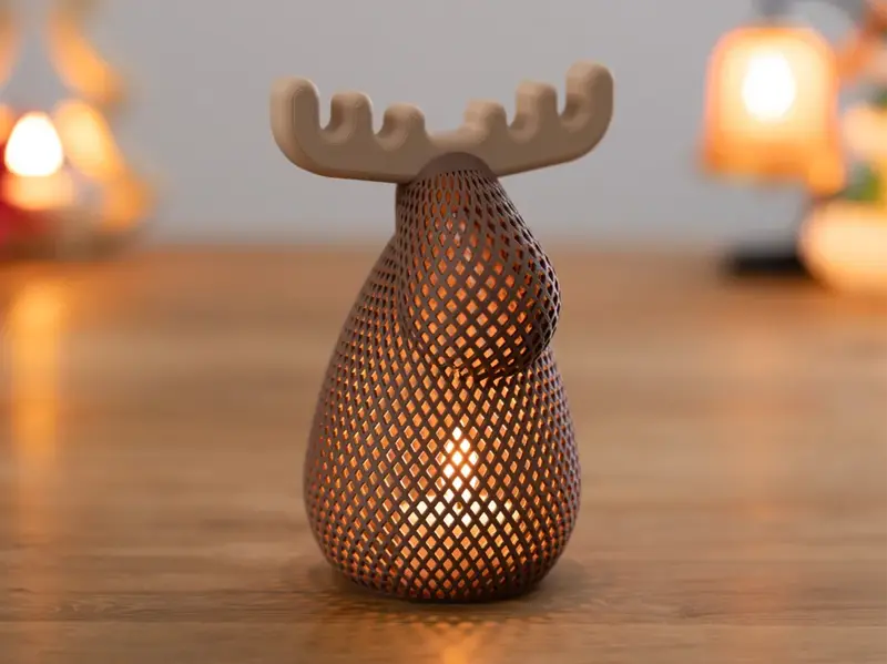 Christmas Moose Tea Light