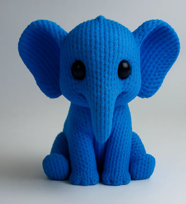 Knitted Elephant